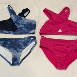 Pair of Abercrombie youth bathing suits.